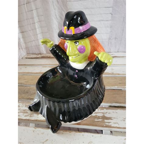 Add Some Enchantment to Your Halloween Party with a Witch Candy Dish